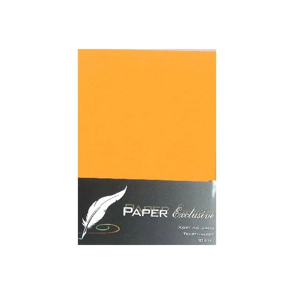 Paper Exclusive Dobbelt Kort A6, 240 g, Tekstureret, 10 stk